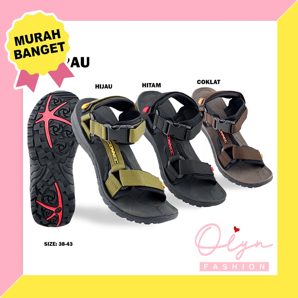 Sandal Pria/Sandal Cowok CONNEC PRAU