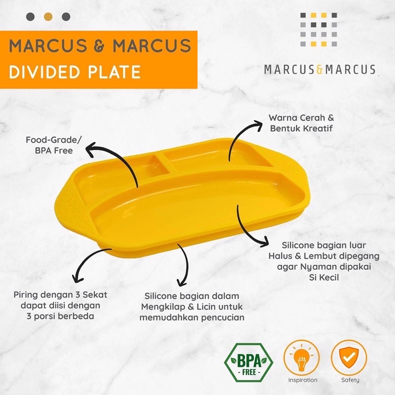 Marcus &amp; Marcus divided plate