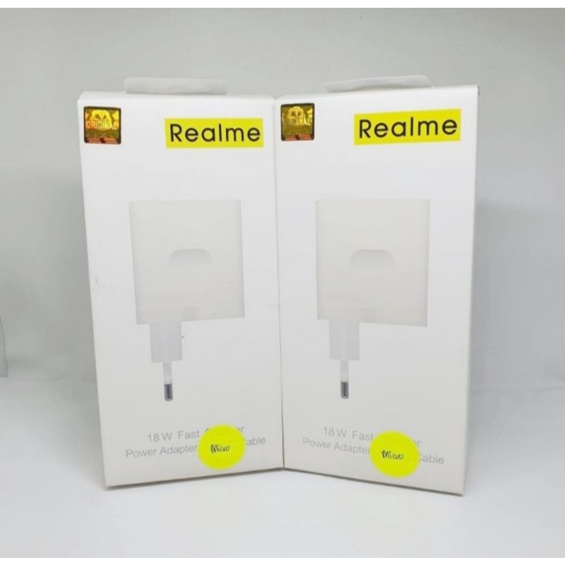 CHARGER TC REALME ORIGINAL 100% 18 W FAST CHARGING 18 Watt