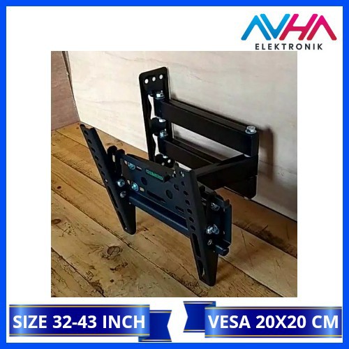 BRACKET TV | SWIVEL WATERPASS | SIZE 32-43 INCH