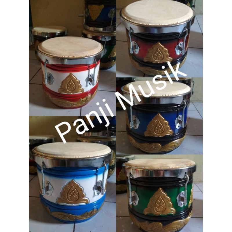 Kendang gendang ketipung dut satuan motif ukir warna kommbinasi