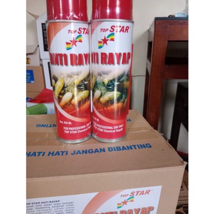 Obat Anti Racun Rayap TOP STAR Spray Semprot 500 ml