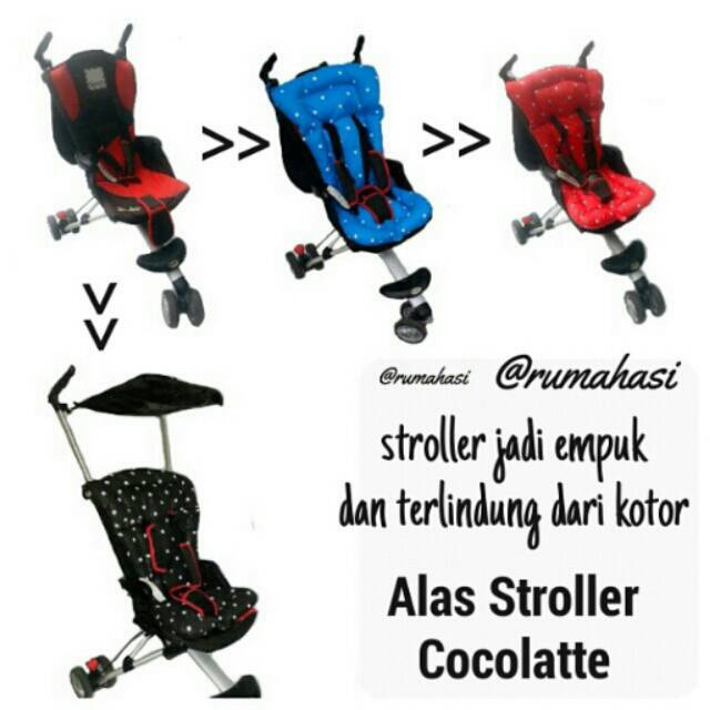 Alas Bantal Stroller Cocolatte Isport Iflex Baby Elle Wave Strollerpad Pad Cocok Stroler Stoler Bayi Isport Persiapan Bayi Baru Lahir Newborn Murah Merek Ndollolo