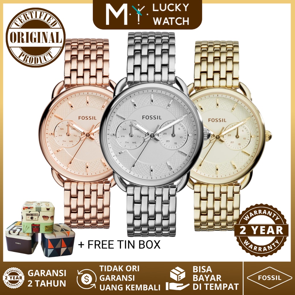 [ Original - Garansi 2 Thn ] Jam Tangan Wanita Tailor Multifunction ES3712 ES3717 ES3714 Bisa COD