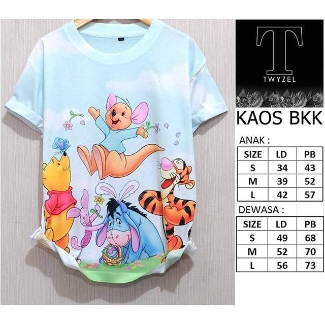 kaos bangkok anak winnie the pooh