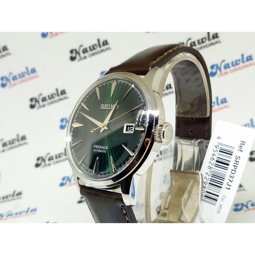 Seiko Presage SRPD37J1 Cocktail Mockingbird - Jam Tangan Pria SRPD37