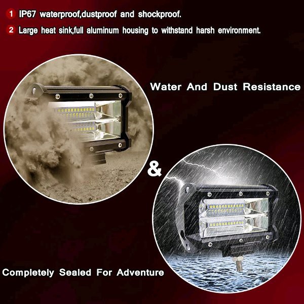 LAMPU TEMBAK SOROT LED BAR CREE OFFROAD - LAMPU SOROT MOTOR MOBIL CREE WORKLIGHT