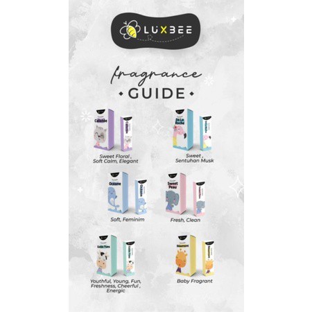 READY ~ Parfum Luxbee Kemasan 6 ml - LAVENA PARFUM 6ML ORIGINAL BPOM - PARFUM INSPIRED