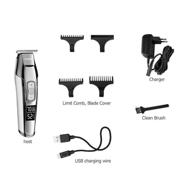 Alat Cukur Rambut Kemei Km-5027 Cukuran Hair Clipper Detailer 5027