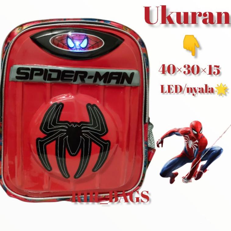 "MGD. 870885" tas sekolah anak Batman SD/Tas ransel anak Batman SD/Tas Batman SD LED/Tas ransel Batm