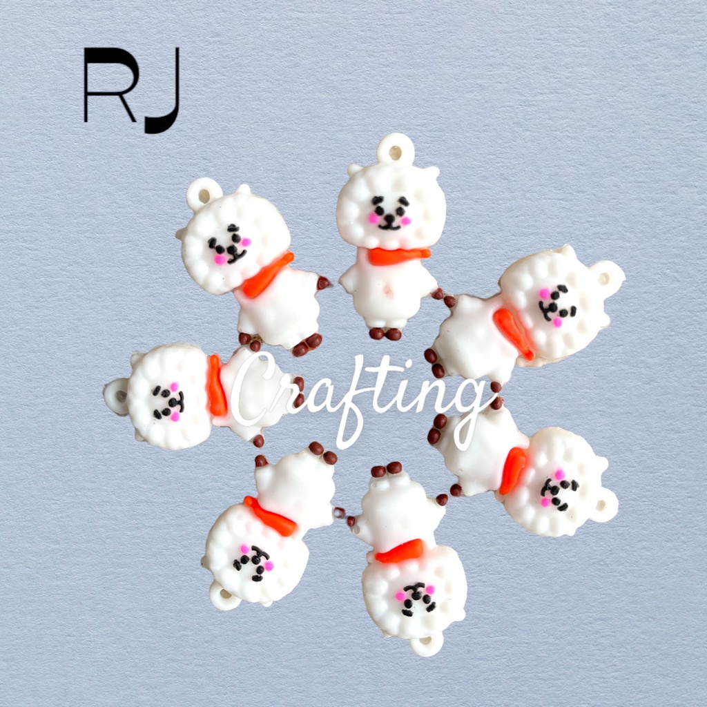 Gantungan Rubber BT21 / Bandul Karet Gantungan BT21