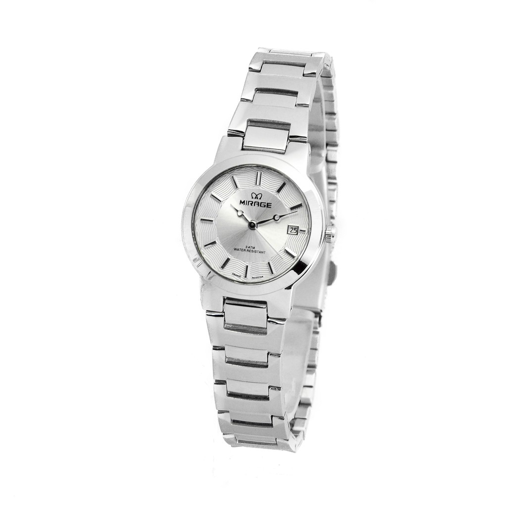 Mirage TERLARIS Jam Tangan Wanita Silver 7390L | Shopee