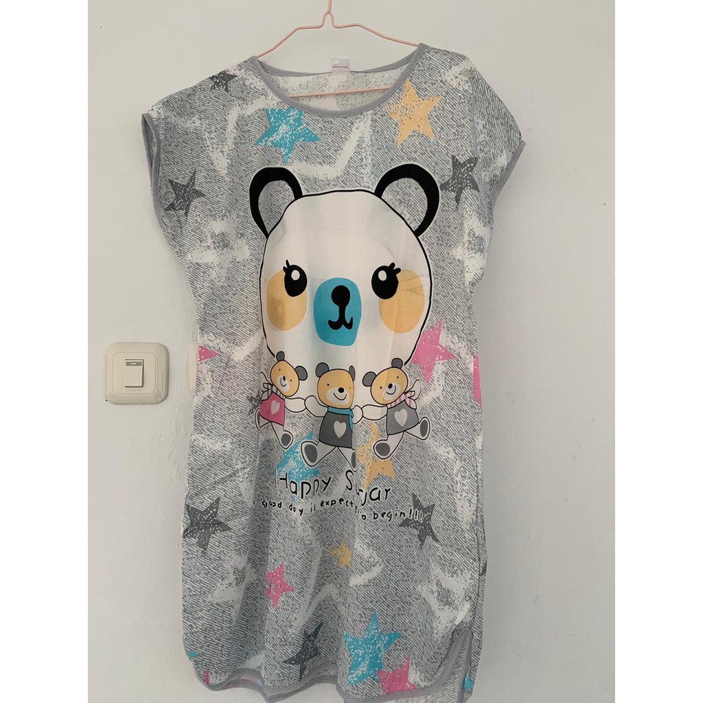 Gobra ♕ PW061 Part 2 Baju Tidur Wanita Piyama Motif Kartun Lucu Pakaian Wanita Daster Variasi Import-No 36 (Warna Random)