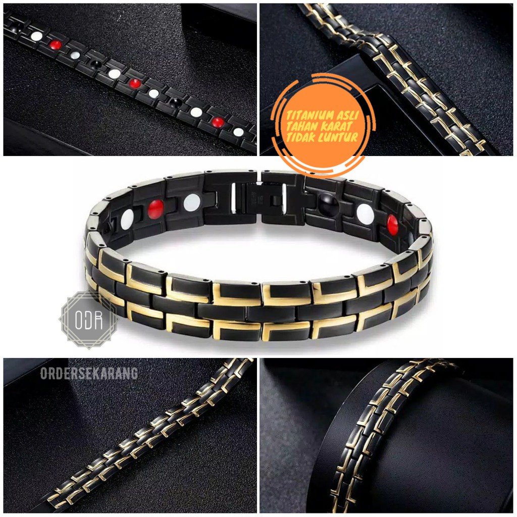 Gelang bangle kesehatan pria wanita magnet Bio Magnetic electro energy