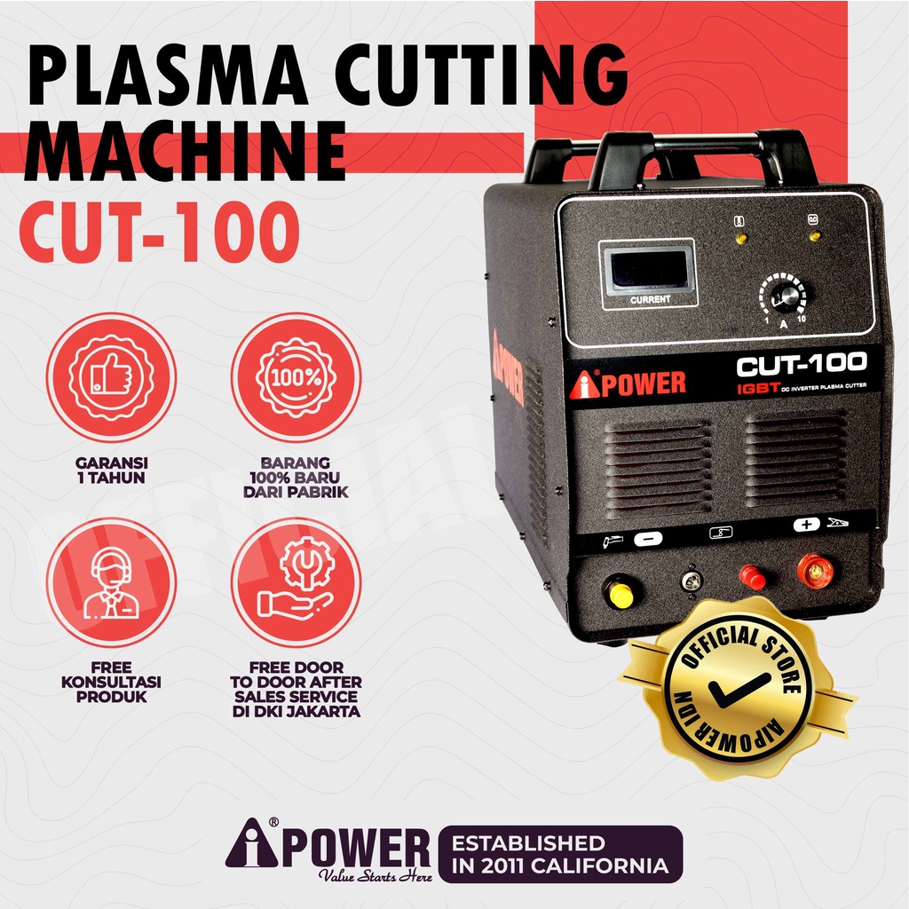 AIPOWER PLASMA CUTTING MACHINE CUT-100