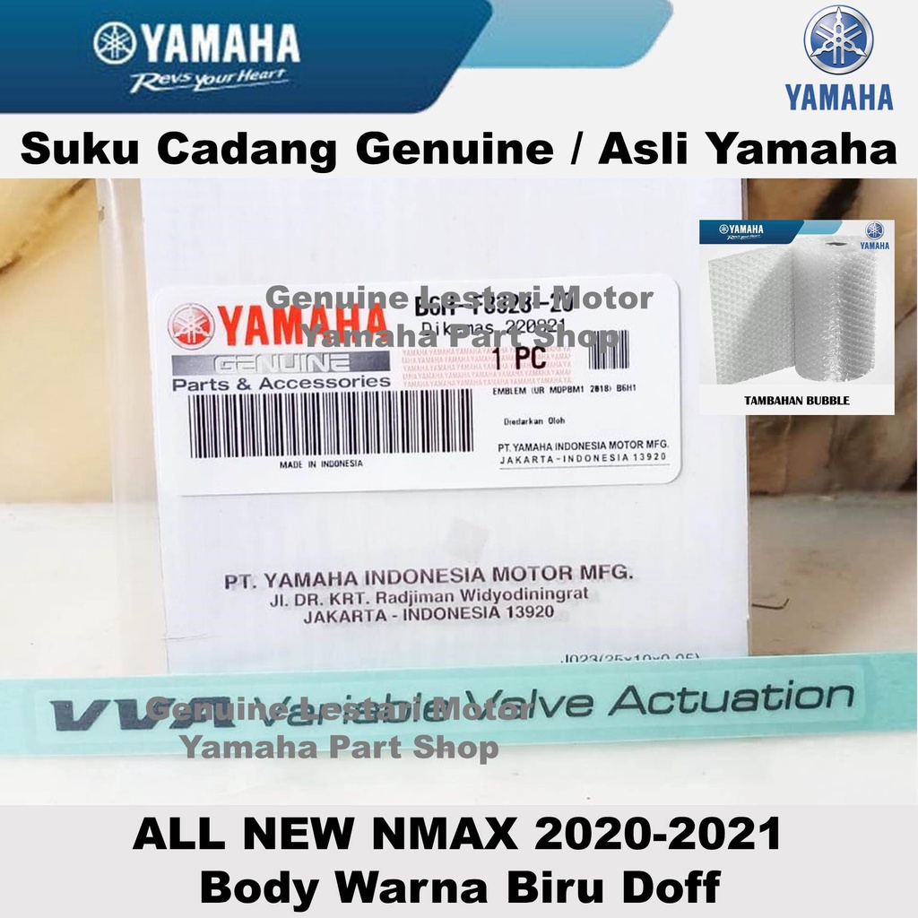 Stiker VVA All New Nmax 2020 Body Biru Doff Asli Yamaha Surabaya