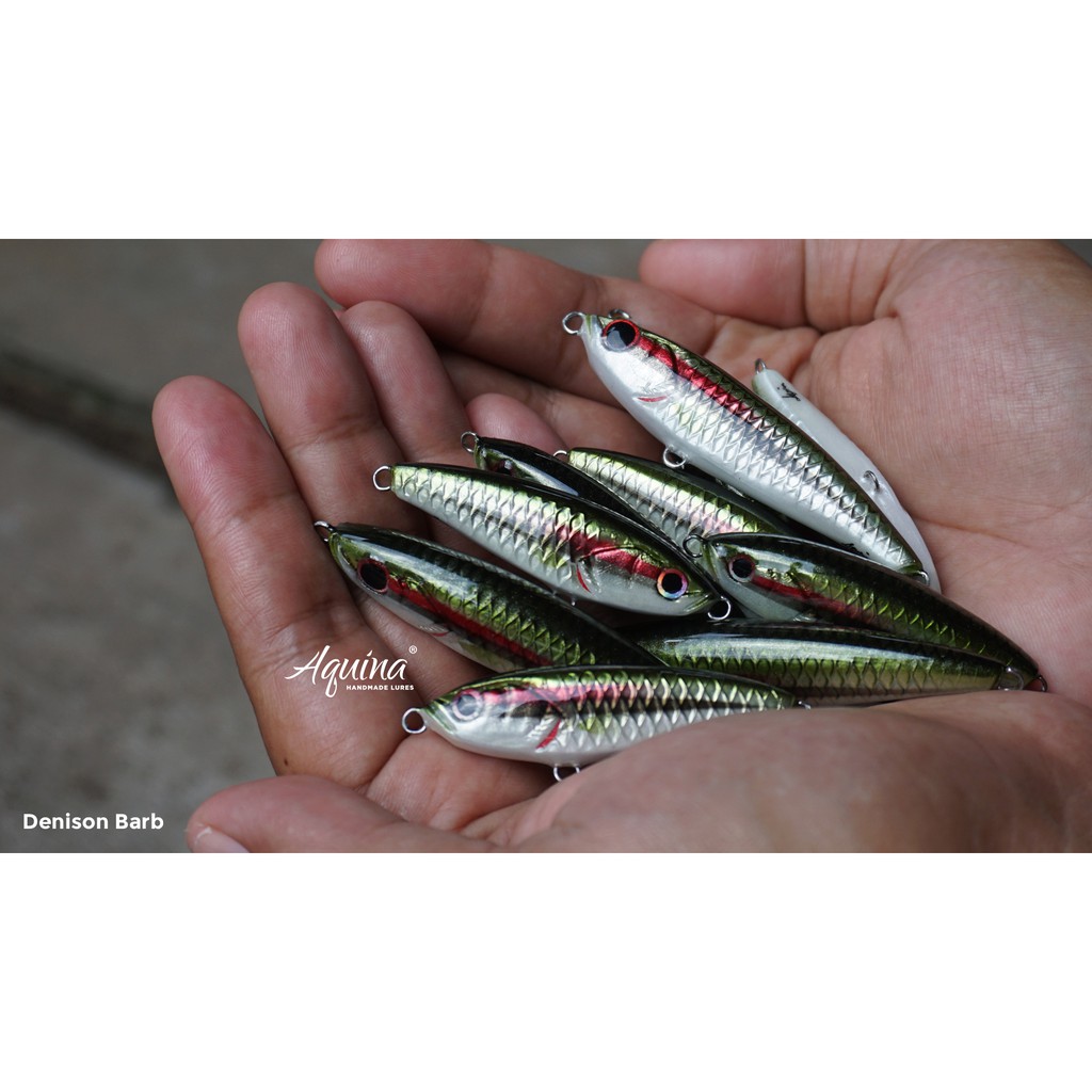 Sinking Stickbait 7cm - Aquina Karimunjawa S7 Warna Denison Barb