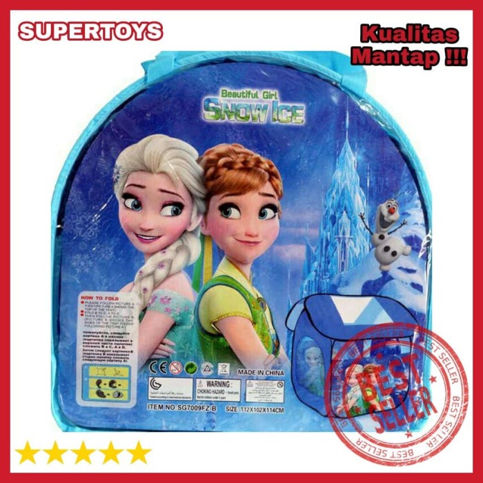 TERMURAH - TENDA RUMAH ANAK FROZEN - KADO MAINAN ANAK PEREMPUAN