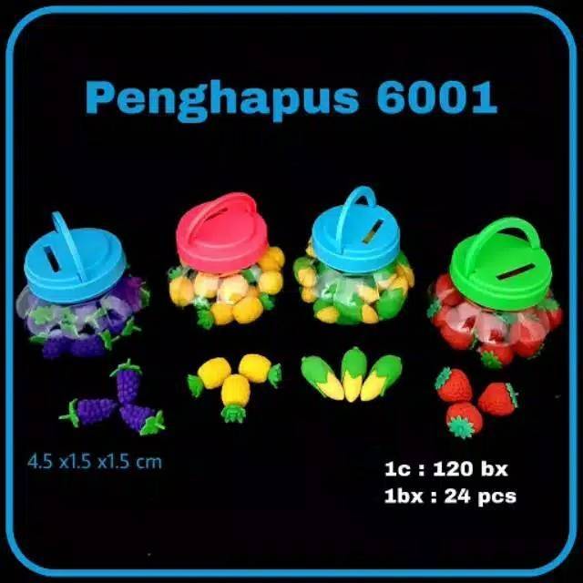 

Penghapus karakter buah lucu dan unik