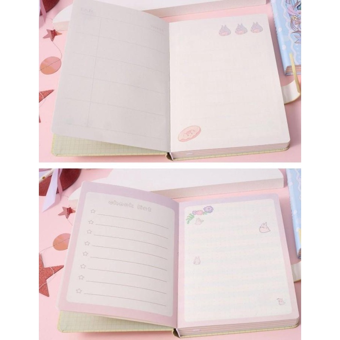 

BUKU TULIS / HARD COVER / NOTEBOOK MOTIF TOTORO |CATATAN PLAN DIARY