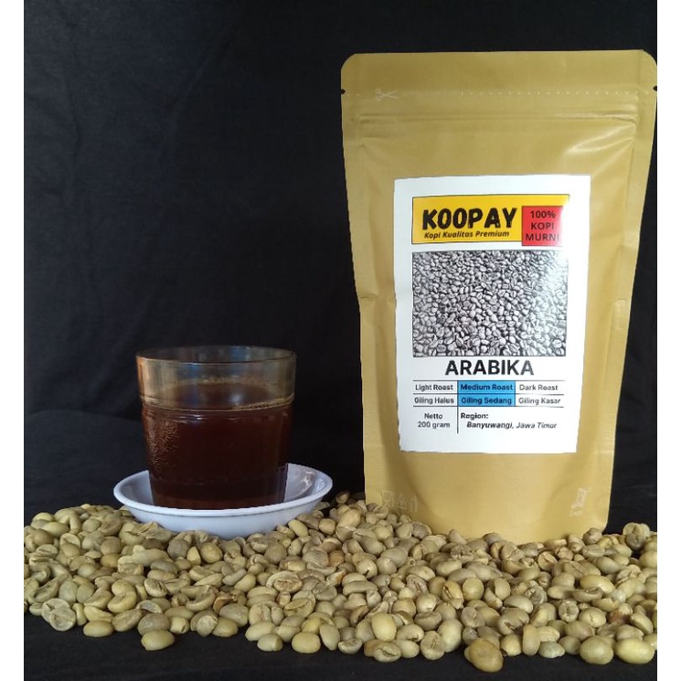 

Kopi Bubuk Arabika 200gr