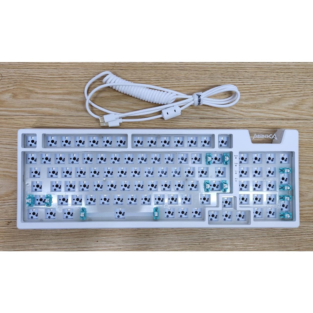 MONKA AE98 GASKET Mechanical Keyboard ( Barebone Kit ) RGB - HOTSWAP