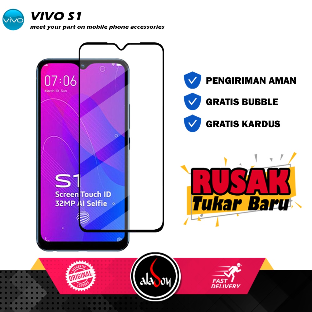 Tempered Glass VIVO S1 Anti Gores Layar Screen Protector