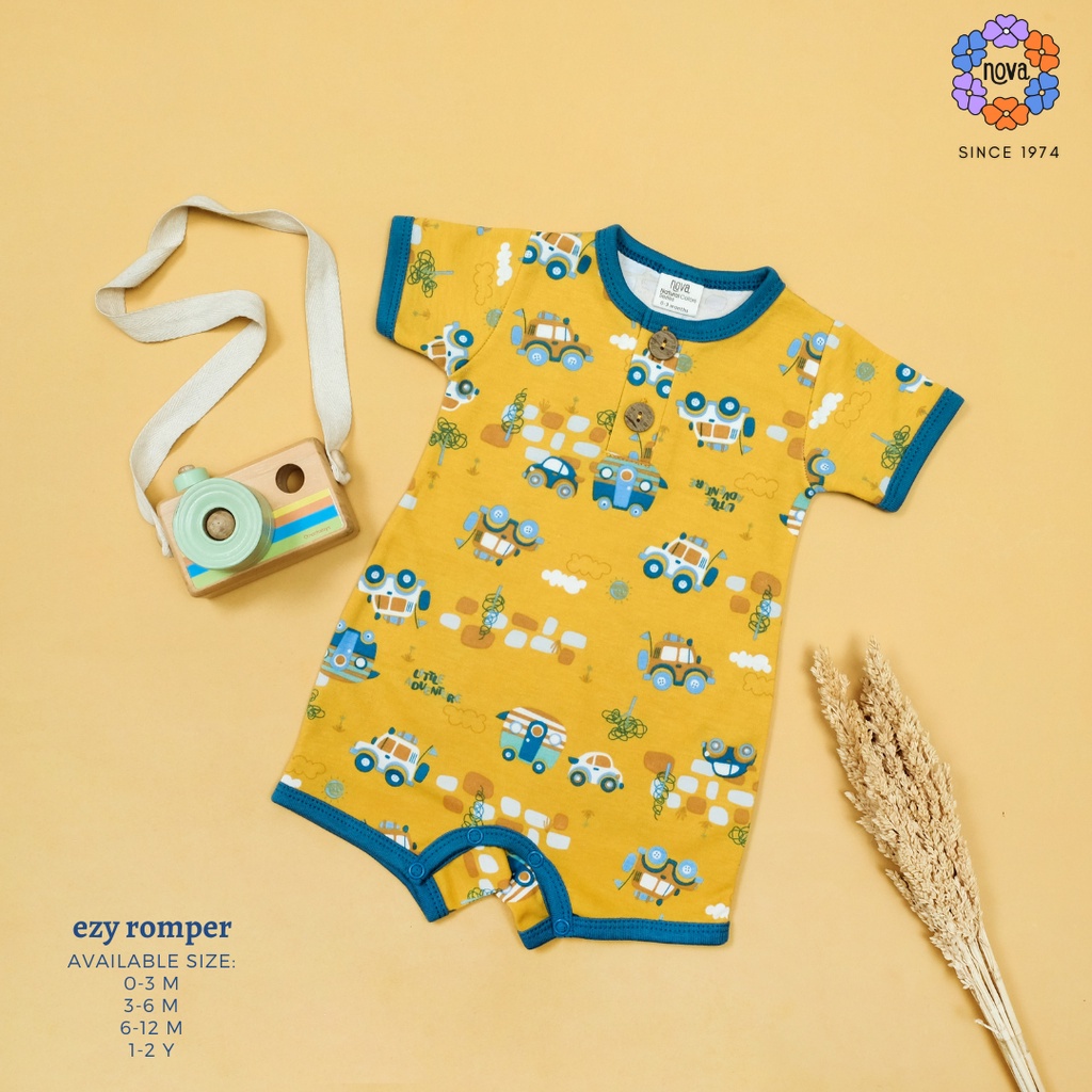 Nova Ezy Romper Motif - Jumper Pendek Bayi dan Anak SNI