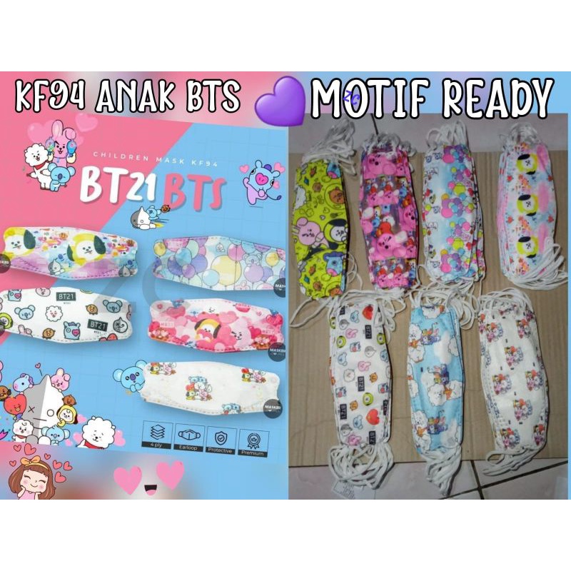 masker kf94 anak bts