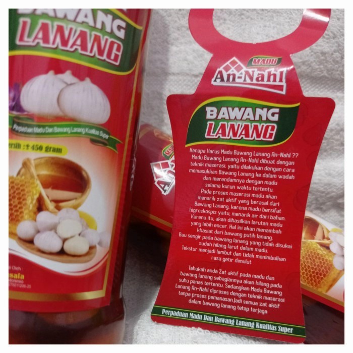 Madu Bawang Lanang An Nahl 450 gram