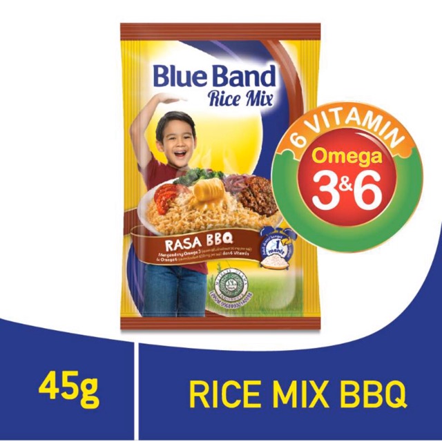 

Blueband Ruce Mix Barbeque Margarin 45g