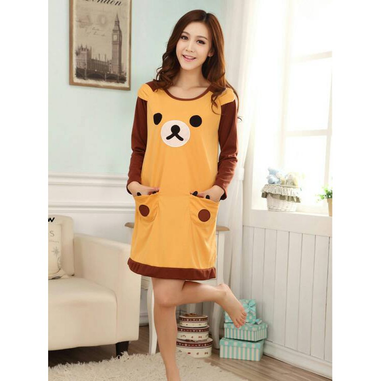 Baju Wanita  Dress Rilakkuma