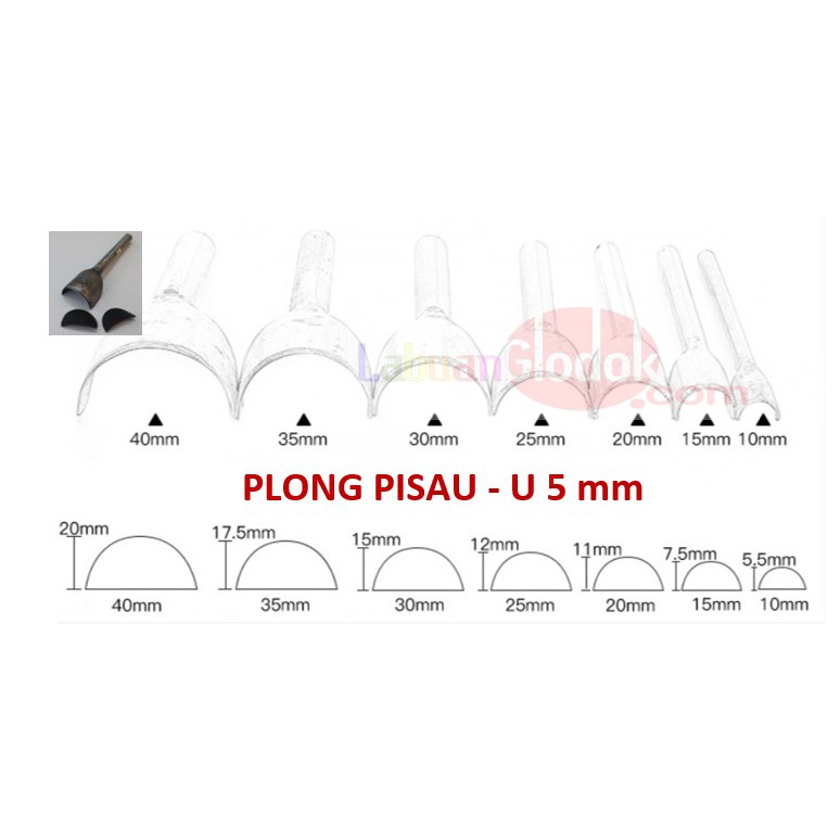 

Plong pisau 5mm/Plong Motif U/pembolong/Plong 5mm