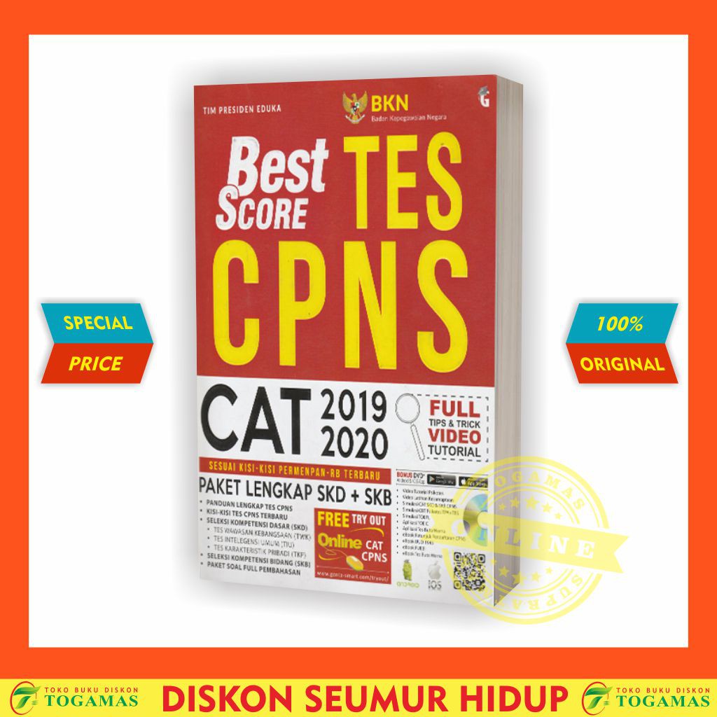 Best Score Tes Cpns Cat 2019 2020 Cd Tim Presiden Eduka Shopee Indonesia