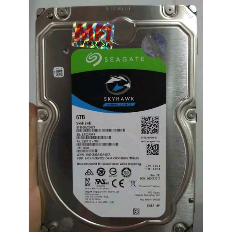 HARDISK SEAGATE SKYHAWK GARANSI RESMI 3 TAHUN