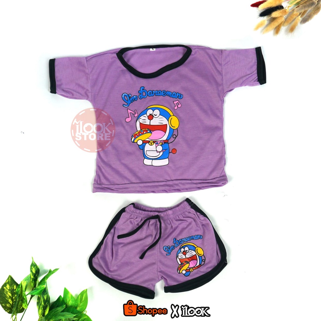 ilook | Setelan Cupa Cupa Karakter | Set Anak Balita Karakter | Setelan Playset | Setelan Anak Unisex