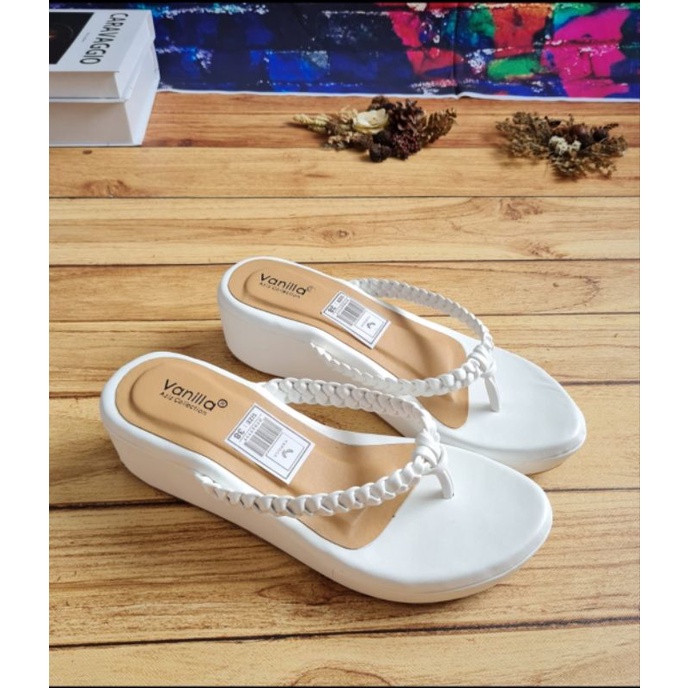 ABBUSHOES PH 14 wedges kepang jepit sol karet asmiranda 5cm