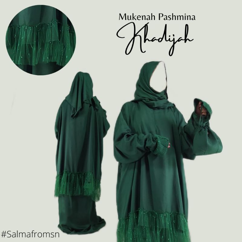 MUKENA  KHADIJAH VARIAN TILE AKAR PASMINAH DEWASA SN