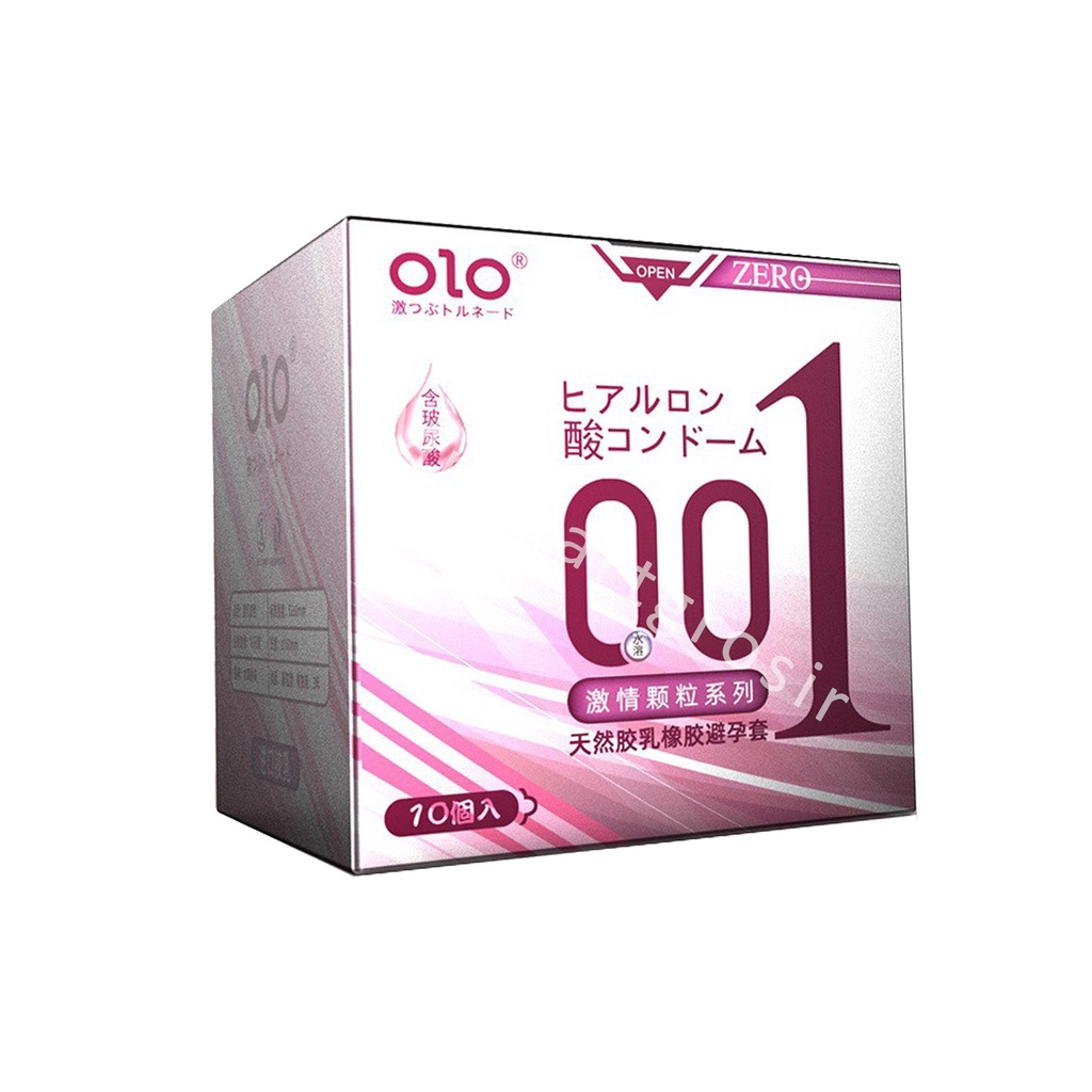 Kondom Olo / Ha For Women Climax / Kondom Tipis 0.01 / 1box 10pcs