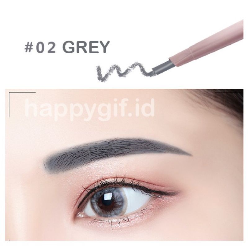 PENSIL ALIS LAMEILA KEPALA GANDA EYEBROW 2 IN 1 (Pensil Alis Lameila)