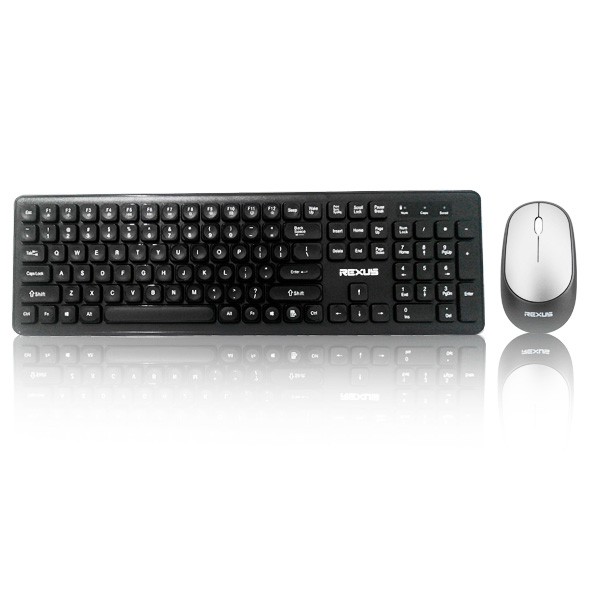 Rexus KM8 Keyboard Mouse Wireless Set Combo 2 in 1 New Model