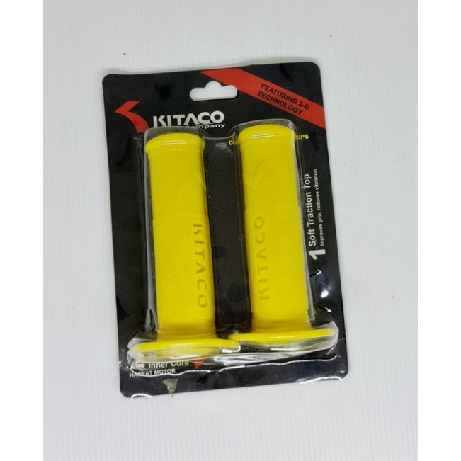 Handfat Kitaco Polos Handgrip Kitaco Polos Grip Kitaco Polos Grip Stang Gas Kitaco polos kuning universal