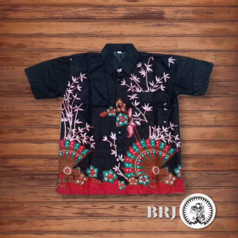 Kemeja batik anak laki-laki lengan panjang dan pendek motif terbaru warna