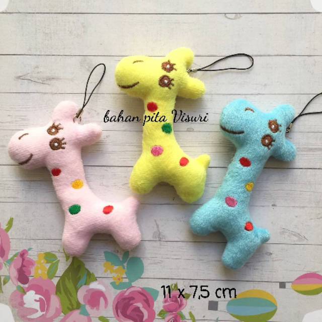 Aplikasi Boneka Giraffe 11 x 7,5 cm