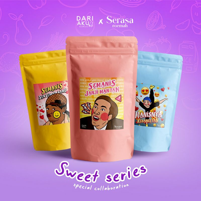 

PROMO TERMURAH SNACK KEKINIAN SWEET TASTE | special collaboration Dari Aku x Serasa Roemah | makanan ringan | cemilan | snack | jajanan | makanan pedas