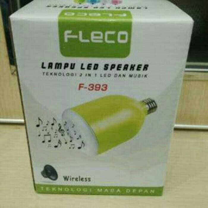 Speaker Fleco Lampu Musik Bluetooth F-393 / Speaker Bluetooth