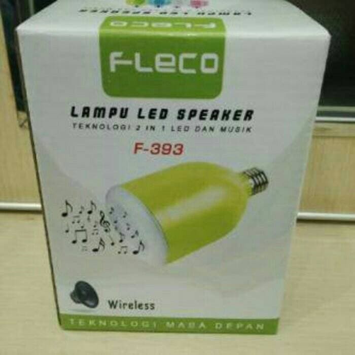 Speaker Lampu Musik Bluetooth Fleco F-393