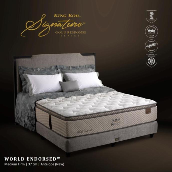 Best King Koil World Endorsed Kasur Springbed Mattress Fullset 180