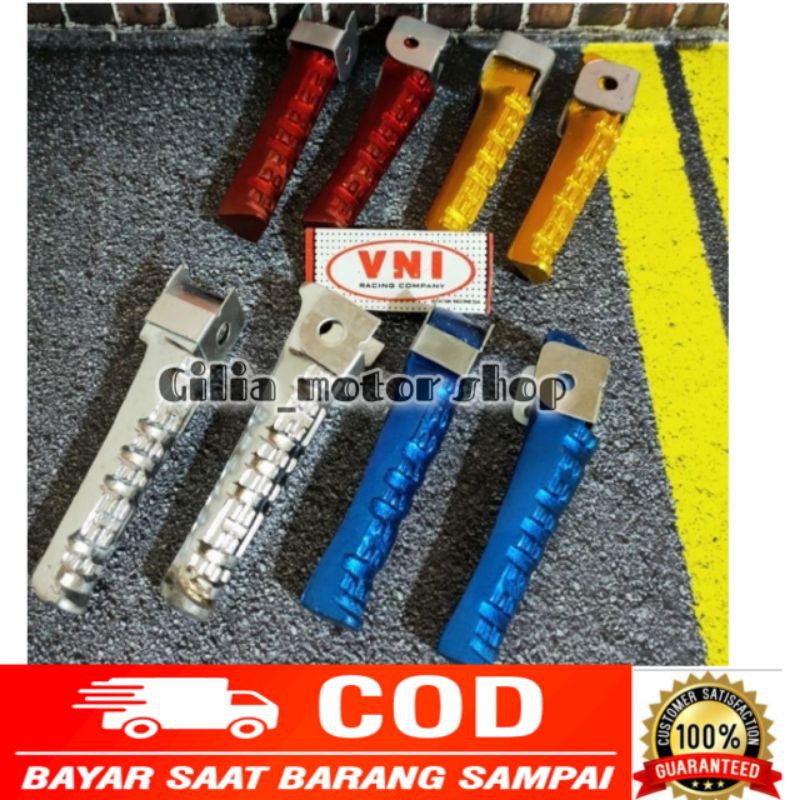 foot Step Belakang Vixion Warna Dan Crome Babet Cnc Import Lokal Universal