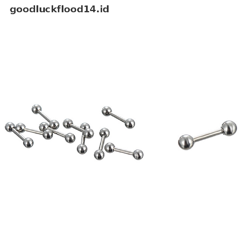 [OOID] 66pcs Sexy Stainless Steel Tongue Nipple Bar Ring Barbell Body Piercing Jewelry ID